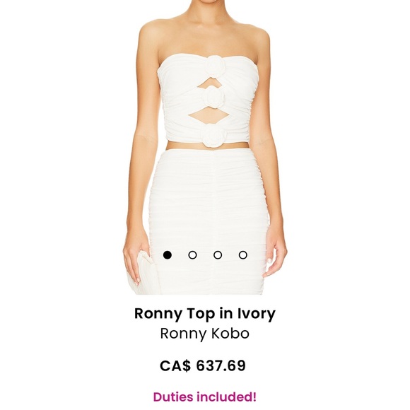 NWT Ronny Kobo Ronny Top - Picture 2 of 9